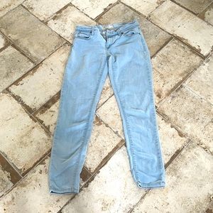 Free People raw wash denim